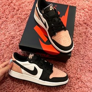 Brand new Jordan 1 low bleached coral